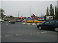 Castle Parade roundabout at Glass Houghton