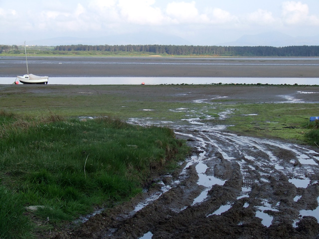 Muddy track on the estuary