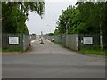 Entrance to Great Billing Sewage Treatment Works