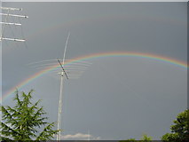SE7983 : A vivid rainbow and aerials near Pickering by Phil Catterall