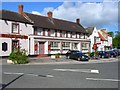 The Angel and village centre, Catterick village