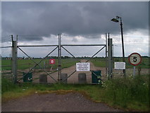 TL0660 : Back entrance to airfield by Oliver White