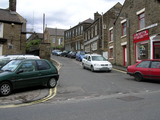 Ellison Street in Glossop.