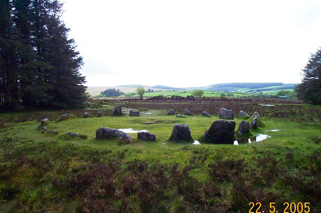 Soussons stone circle - Dartmoor
