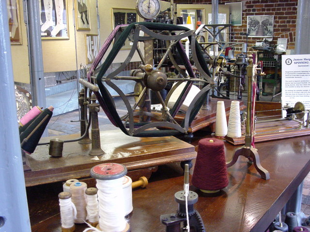 Hank winder in Belper North Mill Museum
