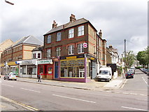 TQ2081 : Horn Lane shops, by Brougham Road, Acton by David Hawgood