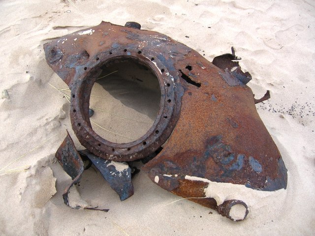 World War 2 sea mine © Martyn Gorman :: Geograph Britain and Ireland