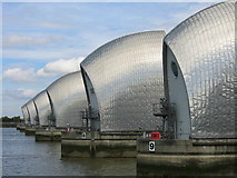 TQ4179 : Thames Barrier, Woolwich by Nick Dennison