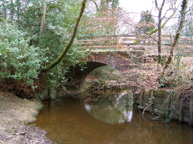 Old Roman Bridge over Highland Water, New Forest