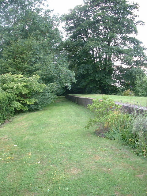 The trackbed and platform of South Willingham Station