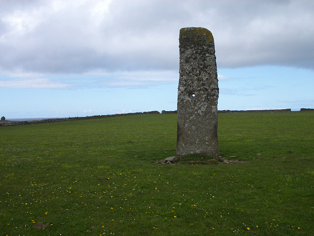 Standing stone on North Ronaldsay