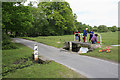 Ford taking Mill Lane across Mill Lawn Brook , Burley