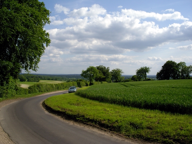 Fields and Furzedown Road © Peter Jordan :: Geograph Britain and Ireland