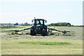 Upottery: turning hay at Smeatharpe