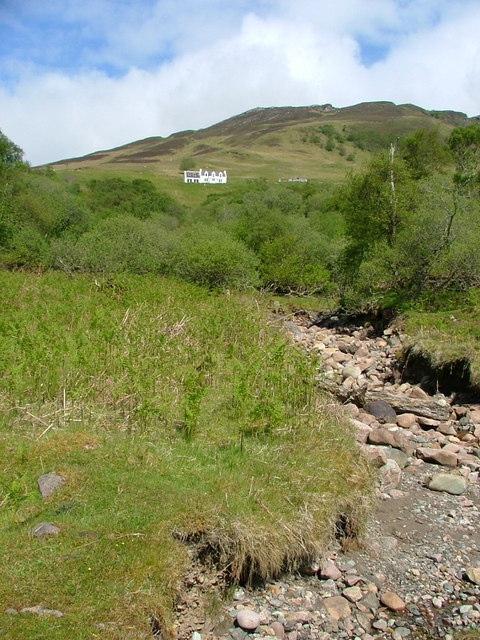Looking upstream towards the North Fearns Road