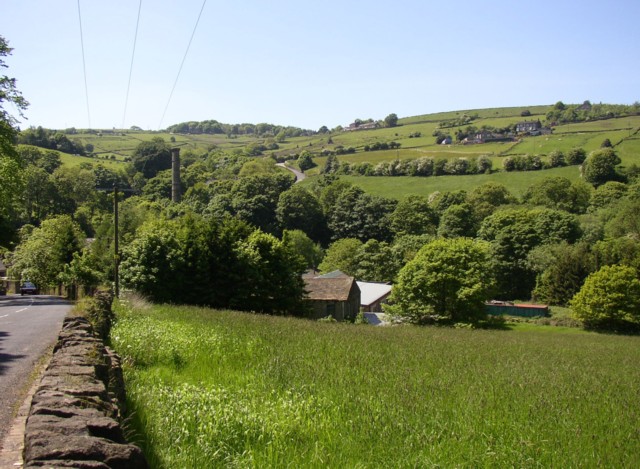 View of Penny Hill from Intake, Steele Lane, Stainland