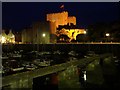 SC2667 : Castle Rushen at night, Castletown, Isle of Man by kevin rothwell