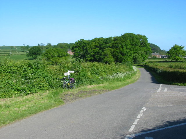 Road Junction at Gun Hills