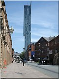 SJ8297 : Liverpool Road and Beetham Tower, Manchester by Mike Harris