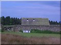 SK2770 : Barn and walled enclosure on the edge of the Chatsworth Estate by John H Darch