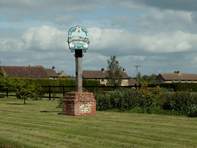 Shimpling village sign, Suffolk