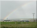 Rainbow over Kirkwall Industrial Estate