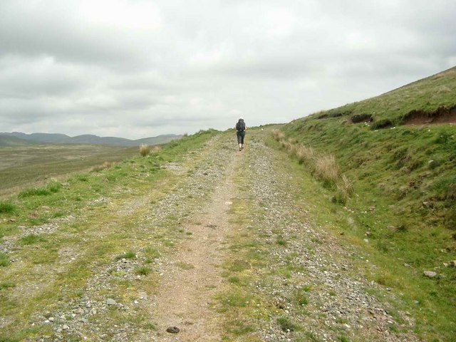The track to Meall Leathan Dhail