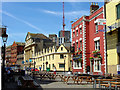 Looking up King Street