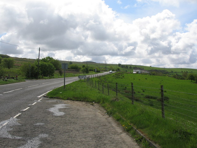 A713 north of Polnessan