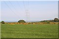 Looking Northeast along the pylon line to Greenside.