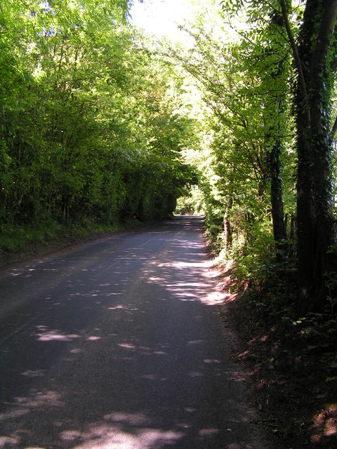 Road along the county border