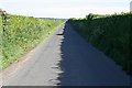 Straight Road in the Late Afternoon Sun