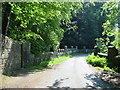 Bridge with castellations near Swinton Park