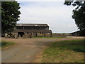 Old airfield and farm buildings at Christmas corner