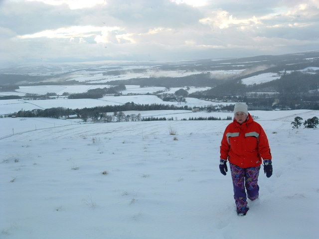 Nearing the top of Knock of Allachie