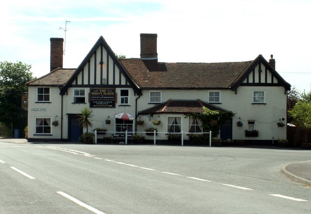 'The White Horse' inn, Capel St. Mary,... © Robert Edwards :: Geograph ...