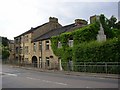 Houses at the foot of Lockwood Scar, Salford, Almondbury