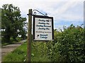 Stonepit Cottage sign