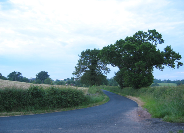 Lane near Blackpark Farm