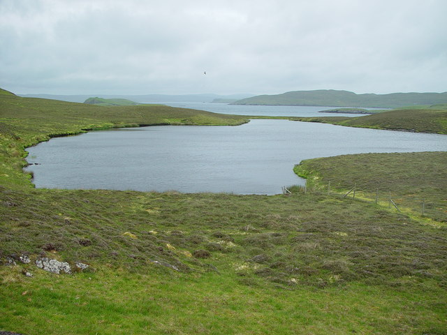 Loch on West Linga, Shetland