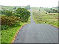 The switchback road along the Mynydd Illtud