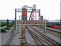 Avonmouth loading silos