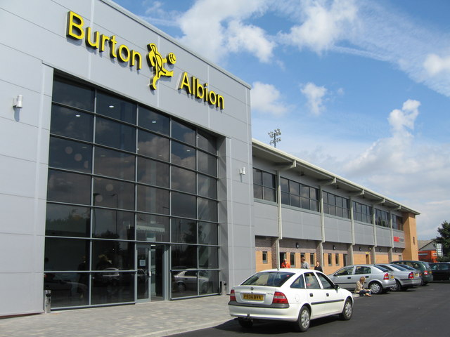 Burton Albion FC, Pirelli Stadium, Burton upon Trent, Staffordshire