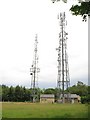 Masts near Bowden Hill