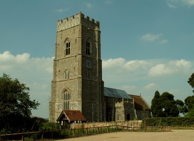 St. Mary's church, Kersey, Suffolk © Robert Edwards :: Geograph Britain ...