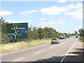 A418 crosses the M40 near Wheatley