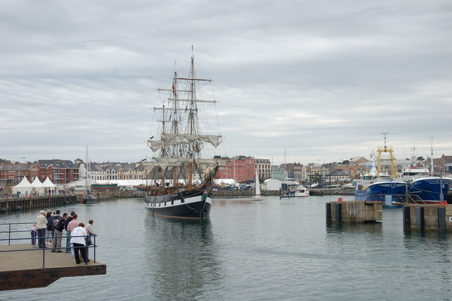 Departure of the "Jeanie Johnston"