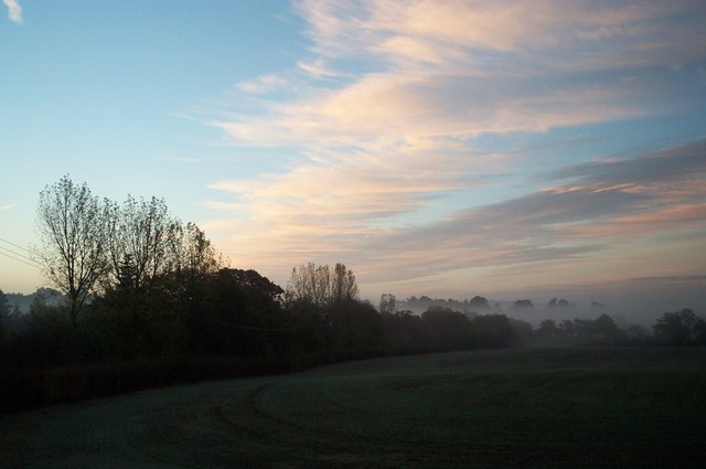 Weald of Sussex at Sunrise