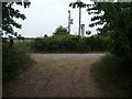 Footpath junction near Thorpeness