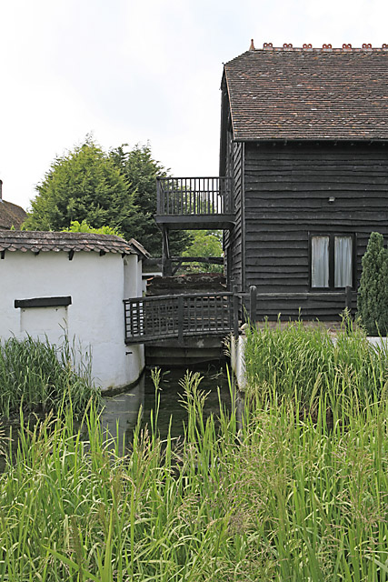 Detail of old mill on A354 at Coombe Bissett